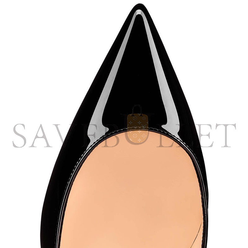 Ch**an louboutin kate 85 mm pumps-patent calf leather-black-women 3191416bk01