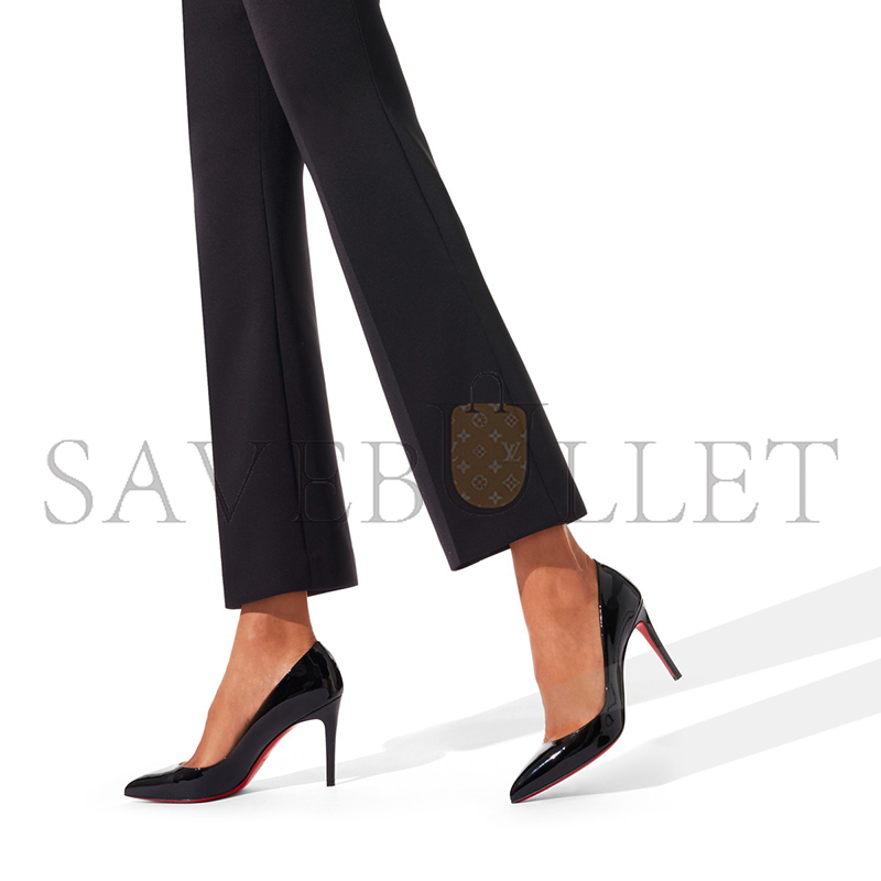 Ch**an louboutin pigalle 85 mm pumps-patent calf leather-black-women 1100382bk01