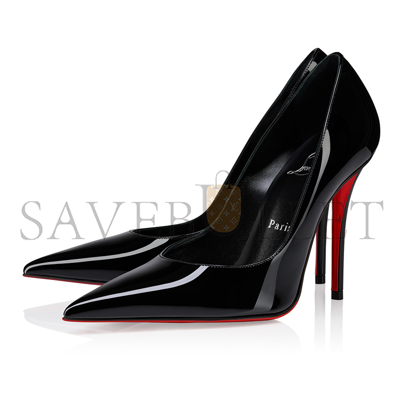 Ch**an louboutin miss z 100 mm pumps-patent calf leather-black-women 1250939b439