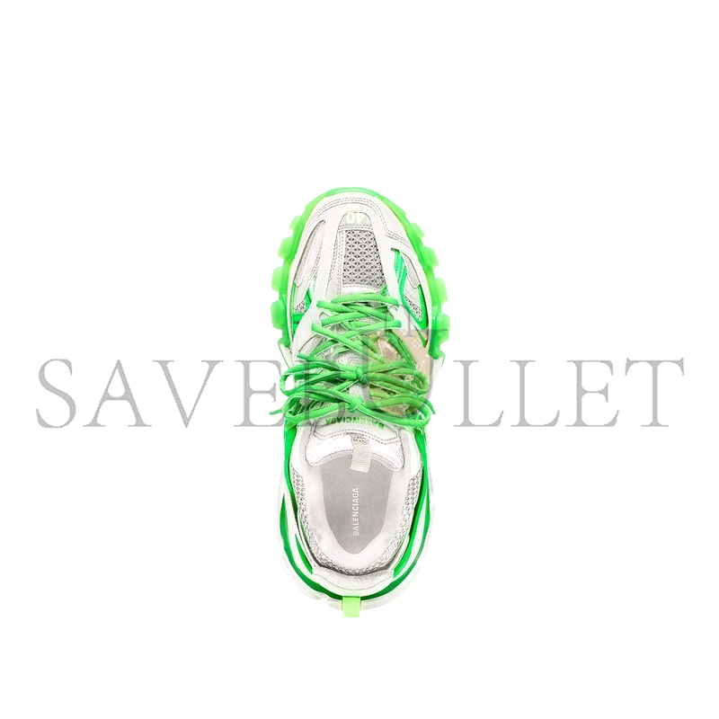 Ba*len*cia*ga track sneakers in white green 542023w3rl19035