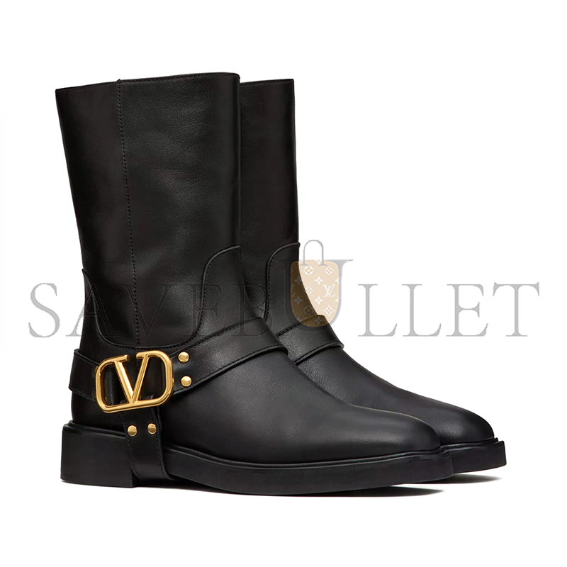 VALENTINO VLOGO SIGNATURE CALFSKIN ANKLE BOOT 30MM 5W2S0JK6DSH_0NO
