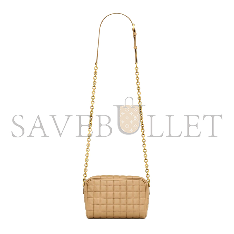 Y*L cassandre matelassÉ carrÉ camera bag in lambskin 764809aabvp2357 (19.5*14*4cm)