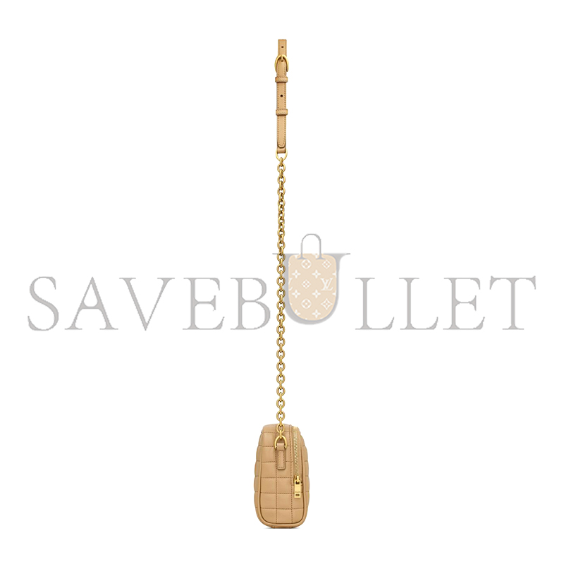 Y*L cassandre matelassÉ carrÉ camera bag in lambskin 764809aabvp2357 (19.5*14*4cm)