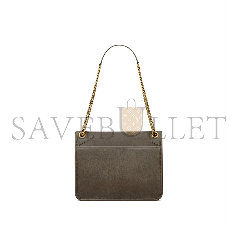 Y*L niki medium in grained lambskin 633178aacyt3212 (28*20*8.5cm)