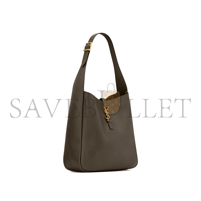 y*l le 5 À 7 S*pple large in grained leather 753837aaauq3212 (30*28*11cm)