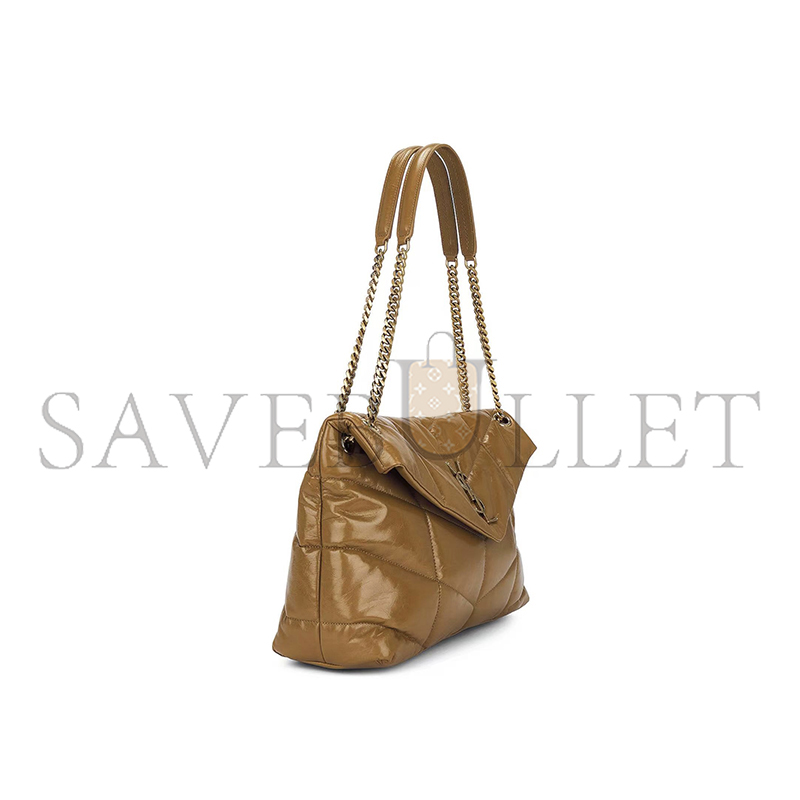 Y*L puffer medium in leather 2402226697850 (35*23*13cm)