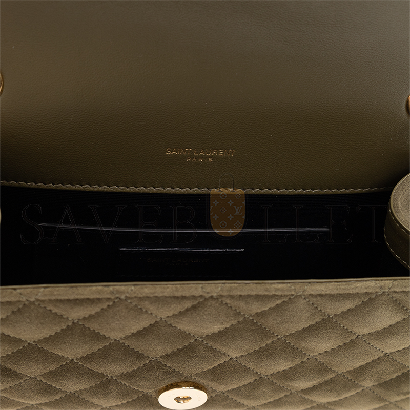 Y*L envelope small bag in sude shoulder bag green 6001951u8873206 (21*13*6cm)