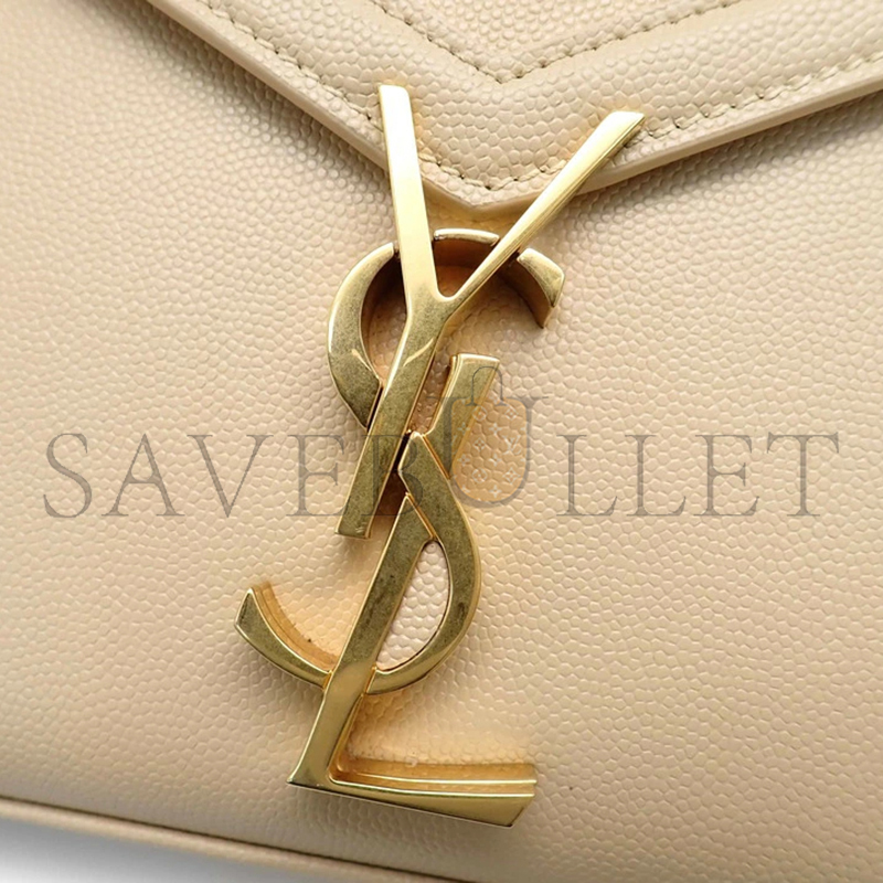 Y*L cassandra mini top handle bag in grain de poudre embossed leather 602716623931 (20*16*7.5cm)