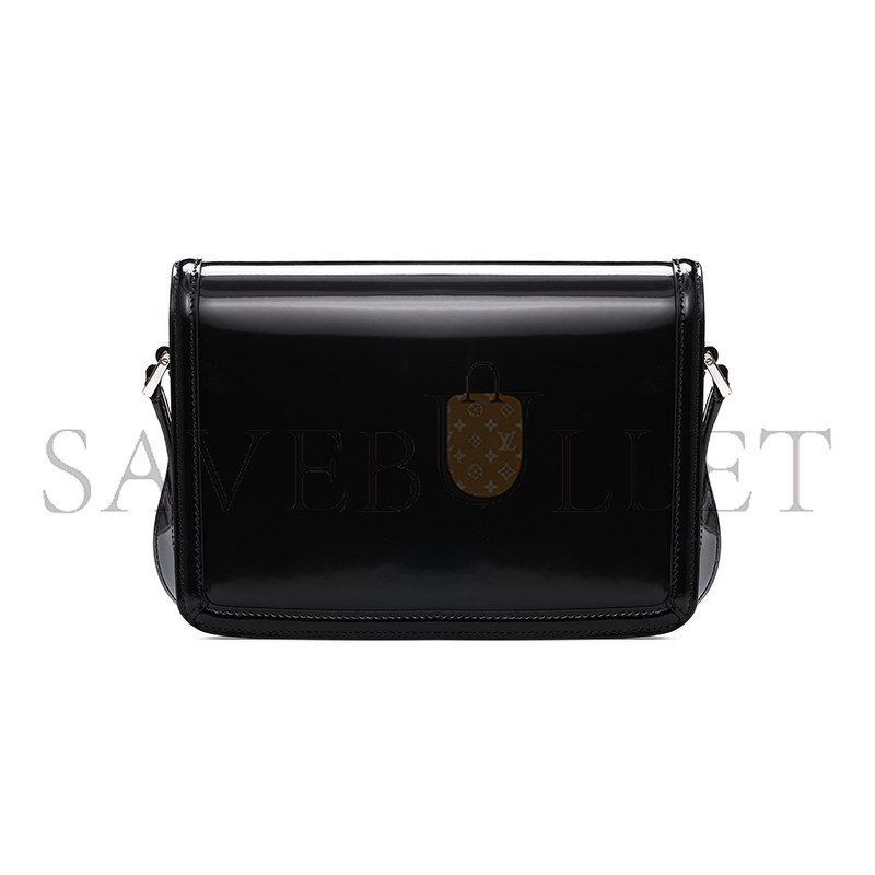 y*l solferino medium satchel in box Sa**t Lau*nt patent leather 634305aab9h1000 (23*16*6cm)