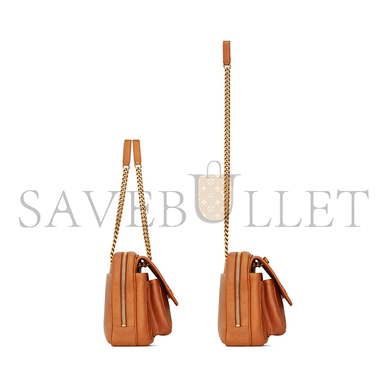 Y*L niki medium calfskin camera shoulder bag in smooth leather 7125200hh0w2544 (26*19*13cm)