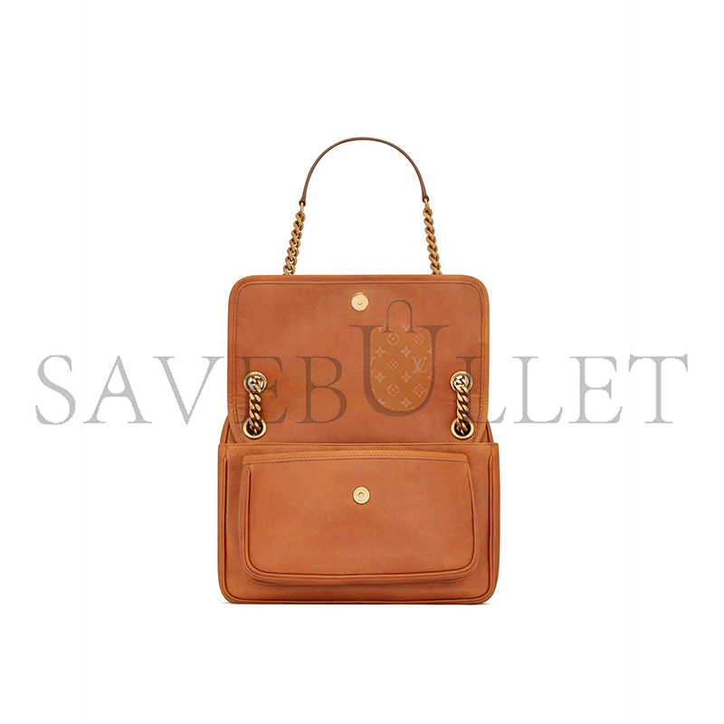 Y*L niki medium calfskin camera shoulder bag in smooth leather 7125200hh0w2544 (26*19*13cm)
