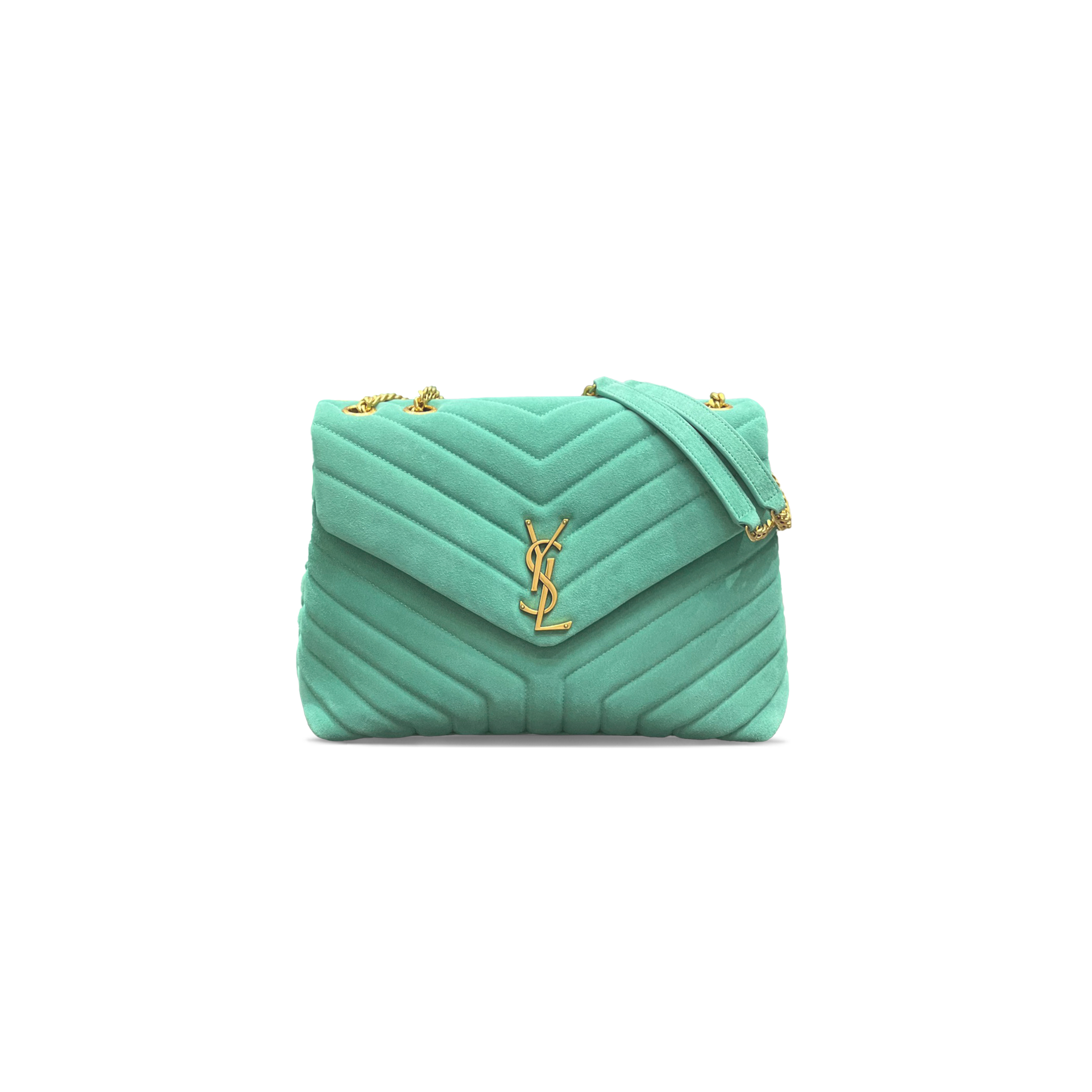 Y*L loulou medium chain bag in suede 487216600875 (32*22*12cm)