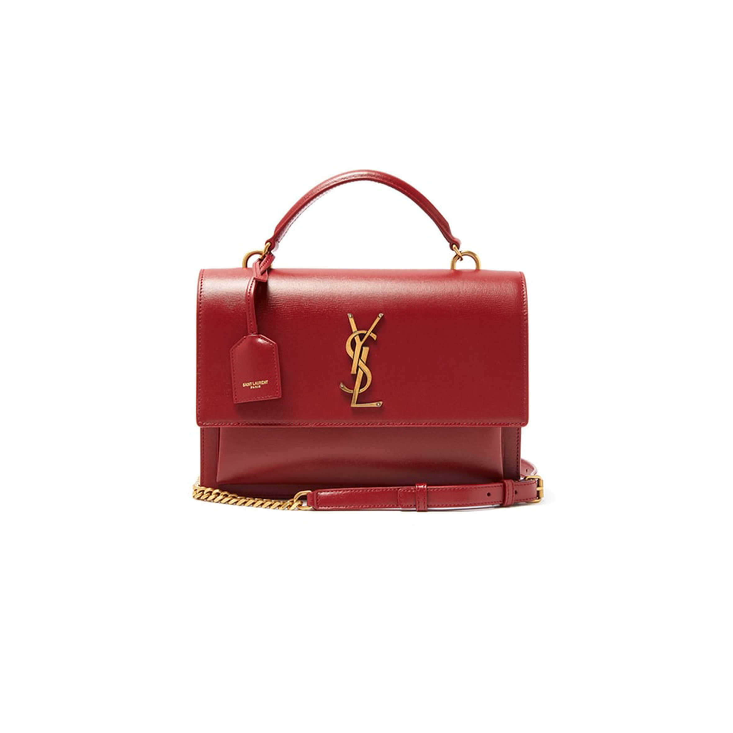 Y*L sunset medium top handle in smooth leather 634723d420w6008 (25*18*5cm)