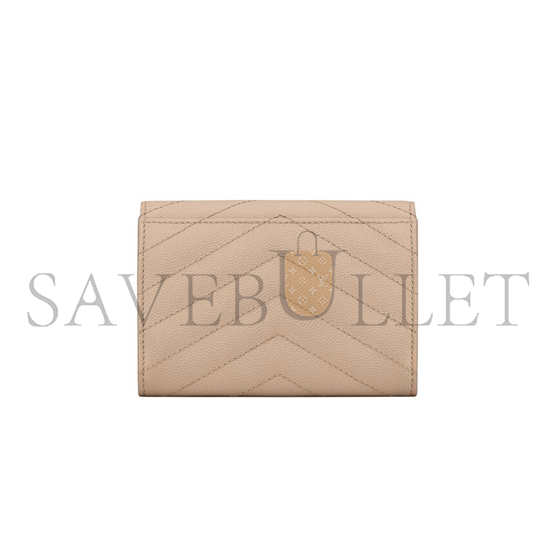 Y*L cassandre matelassÉ small envelope wallet in grain de poudre leather 414404bow012721 (13.5*9.5*3cm)