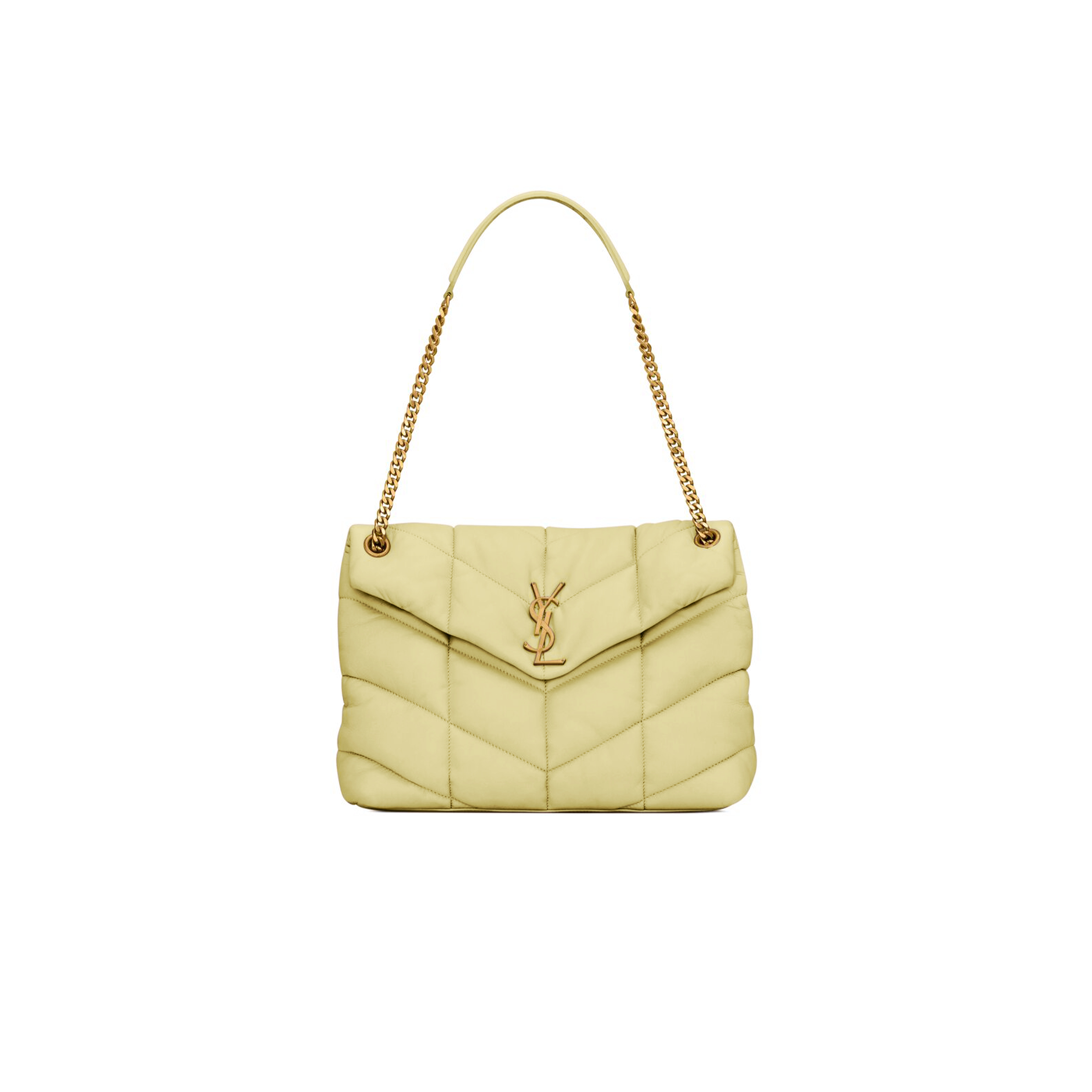 Y*L puffer medium chain bag in quilted lambskin 5774751el079949 (35*23*13.5cm)