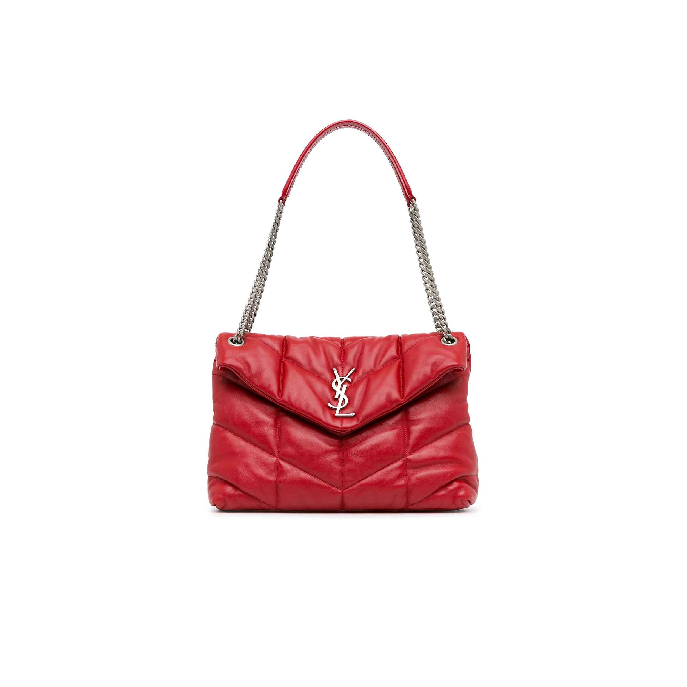 Y*L puffer medium chain bag in quilted lambskin 5774751el006805 (35*23*13.5cm)