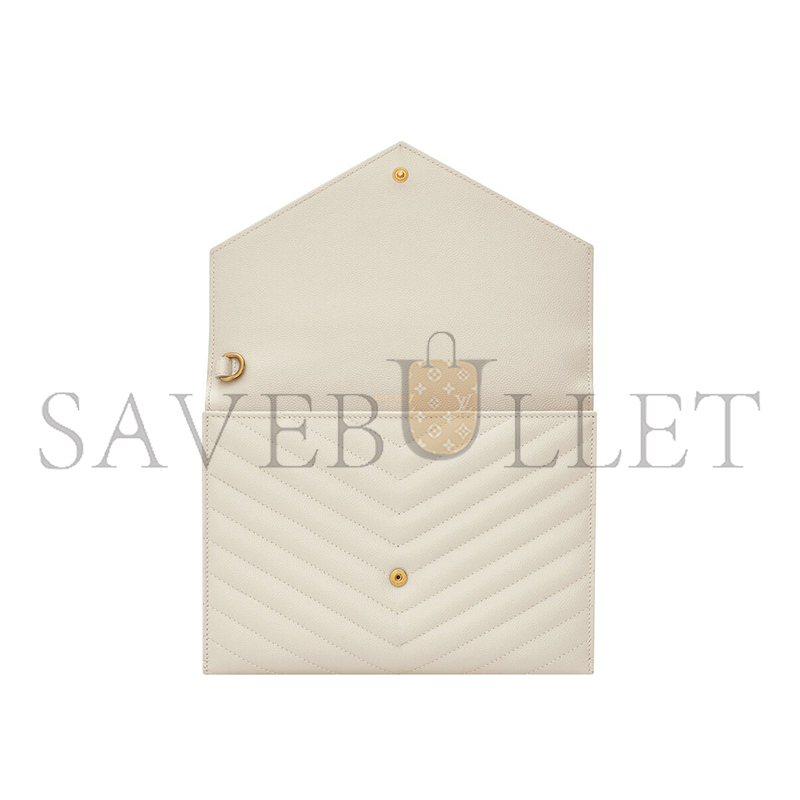 Y*L cassandre matelassÉ flap pouch in grain de poudre leather 617662bow019207 (21*16*3cm)