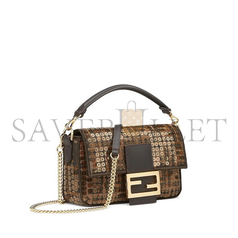 F**di baguette glitter handbag (19.5*11*5cm)