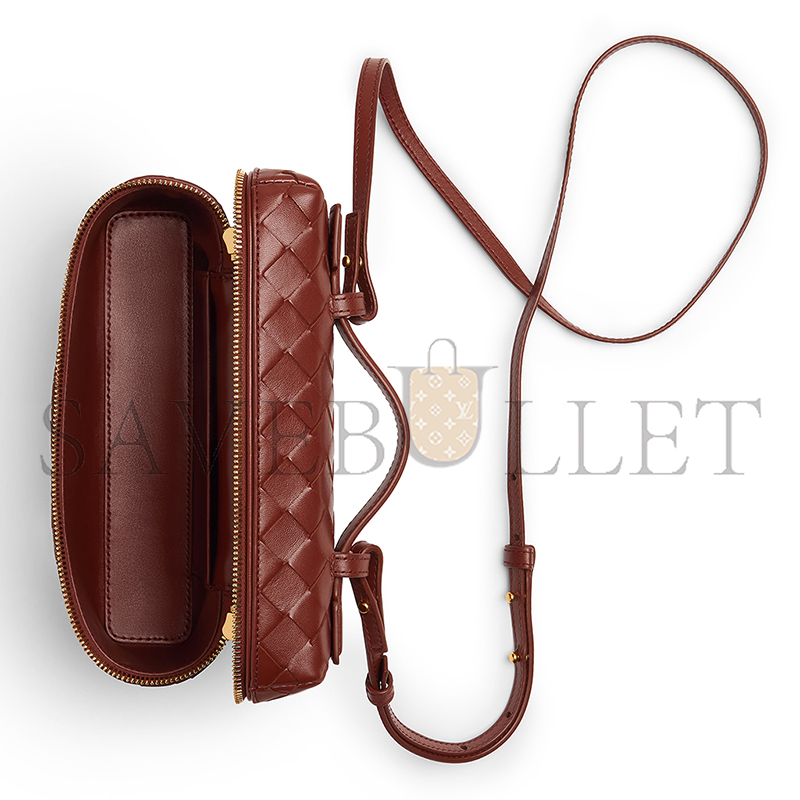bo*te*ga Ve*ne*ta bang bang intrecciato leather vanity case 789109v3iv12504 (22*12.5*5cm)