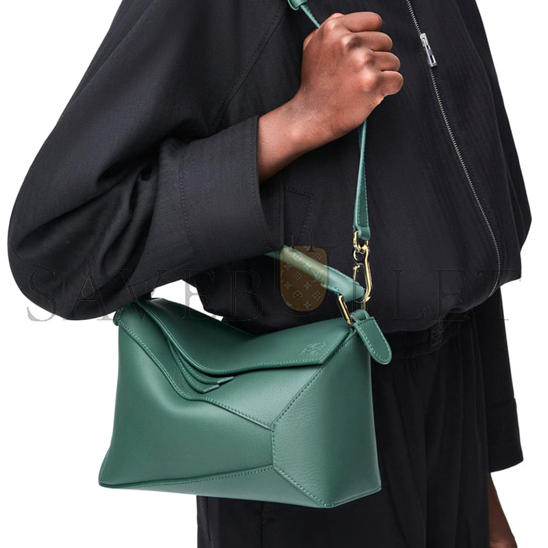 L0ew* small puzzle edge bag in classic calfskin a510p60x41-325 (24*16.5*10.5cm)