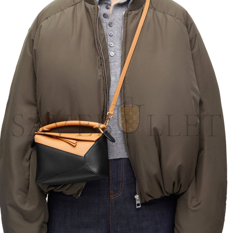 L0ew* mini puzzle edge bag in classic calfskin a510p88x30-621 (18*12.5*8cm)