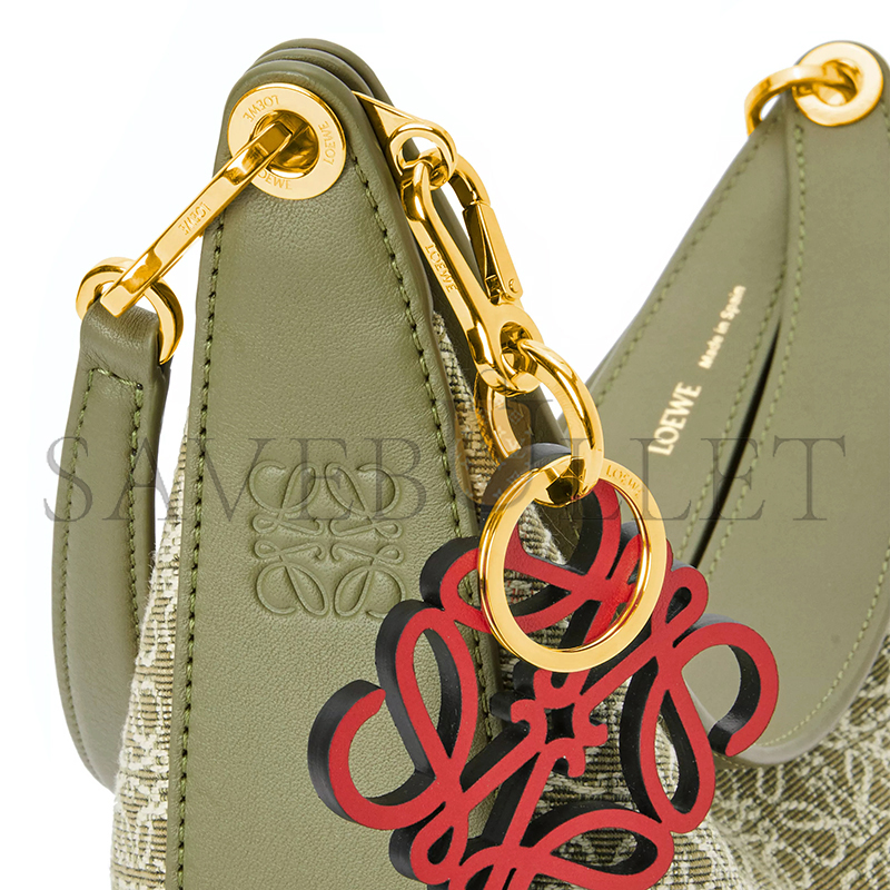 L0ew* luna anagram in jacquard and leather a923pl9x01-4364 (30*27*8cm)