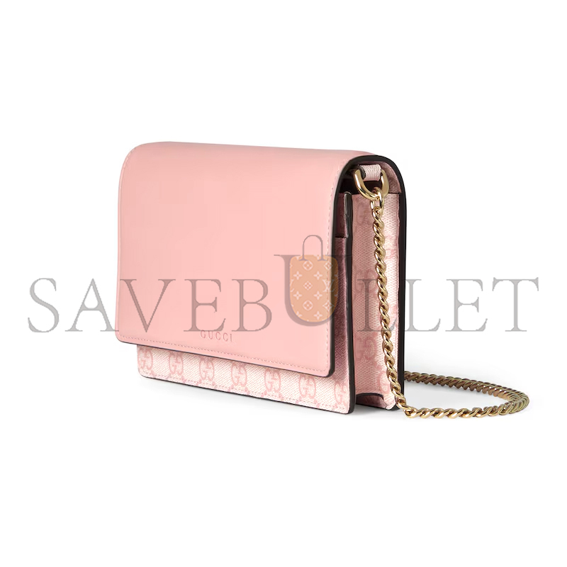 G*u*i gg emblem wallet on chain 826720 (20*13*4cm)