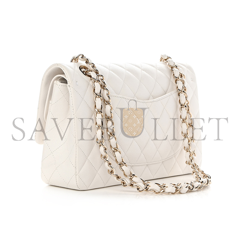 Ch*el master caviar quilted medium double flap 1179289 (25*15*6cm)