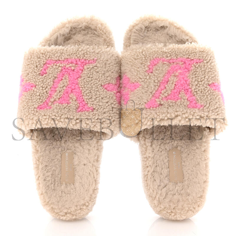 l0*is V*t0n shearling paseo flat comfort mule 1a8vgf