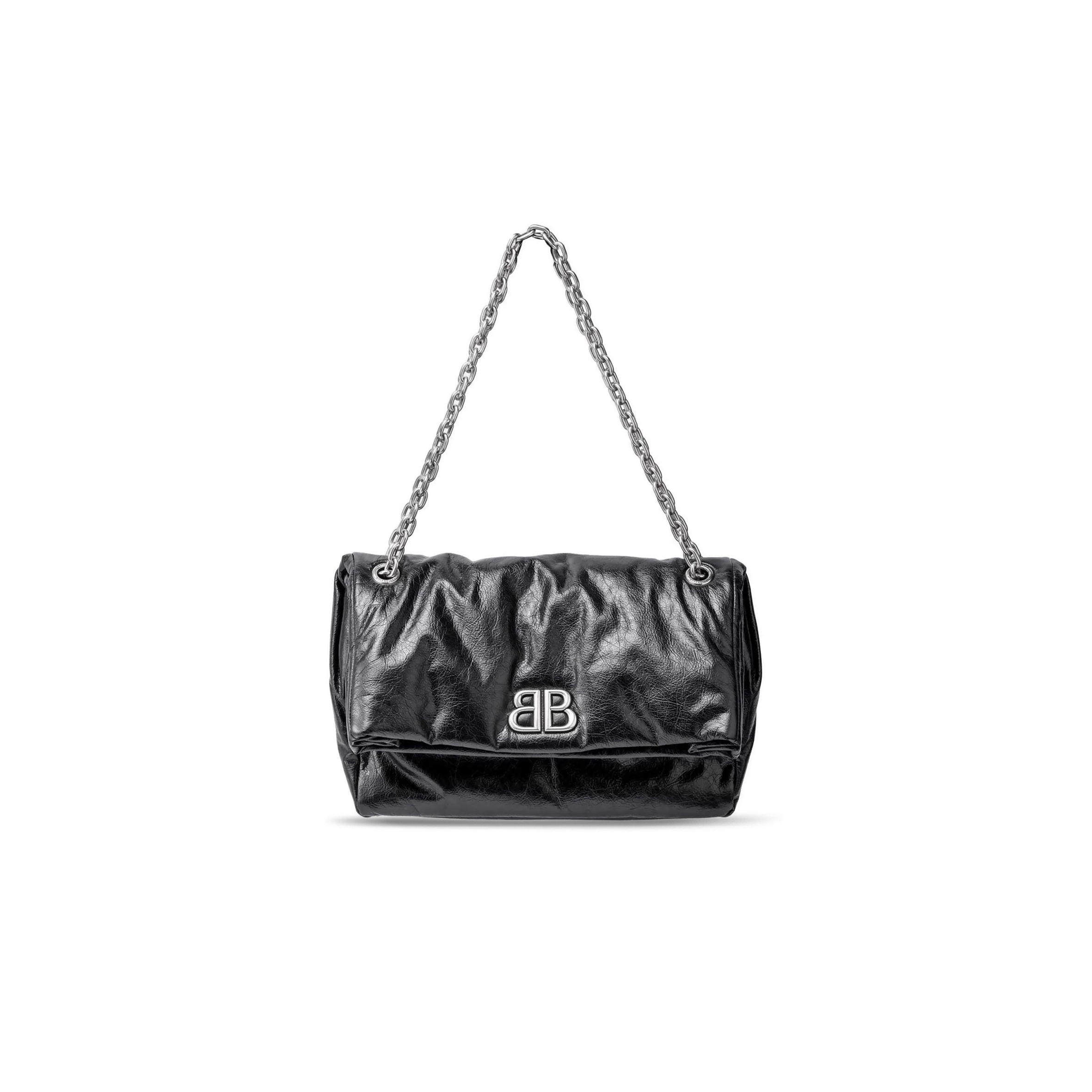 Ba*len*cia*ga women''s monaco chain bag medium in black 7659452aasa1000 (32.5*22*9.9cm)