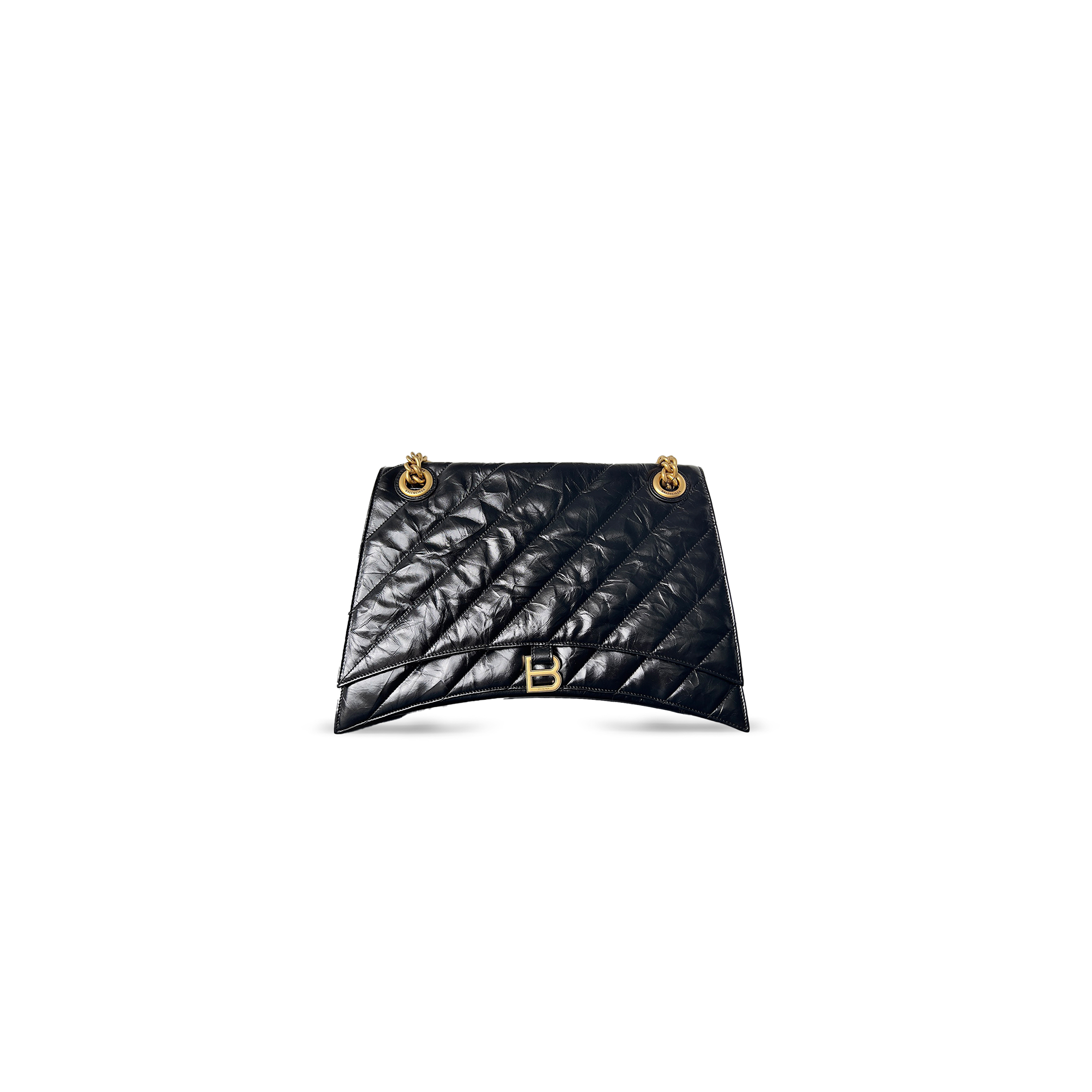 Ba*len*cia*ga women''s crush chain bag in large black 716332210iy2000 (39.9*24.9*13cm)