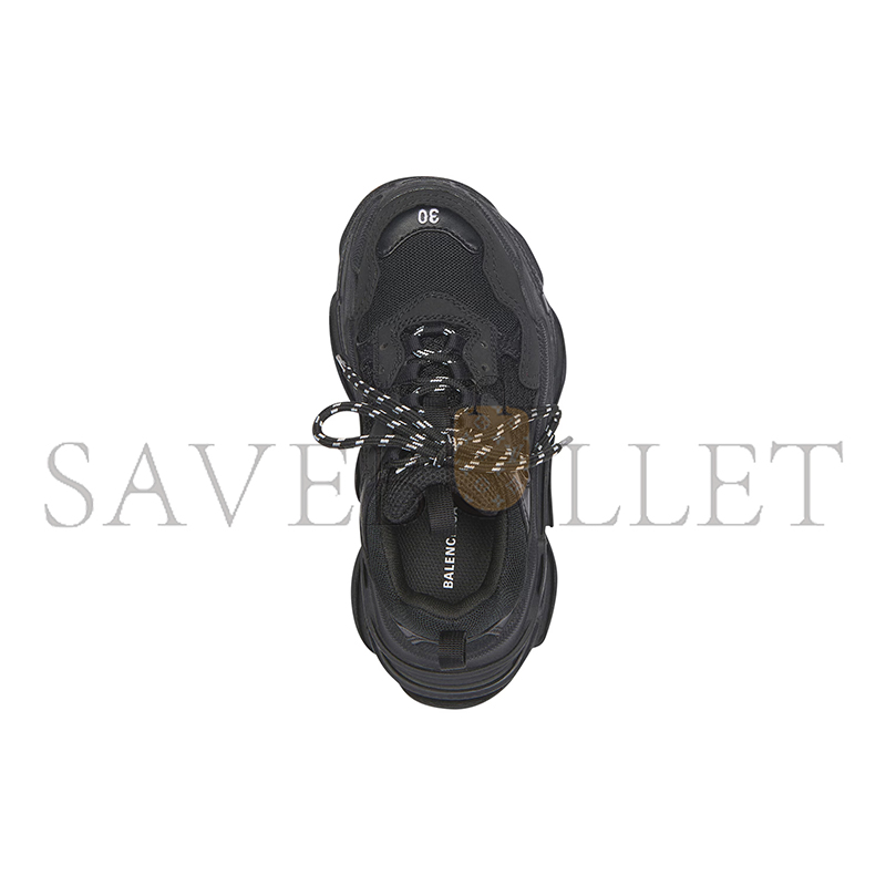 Ba*len*cia*ga kids - triple s sneaker in black 654251w2ca41000