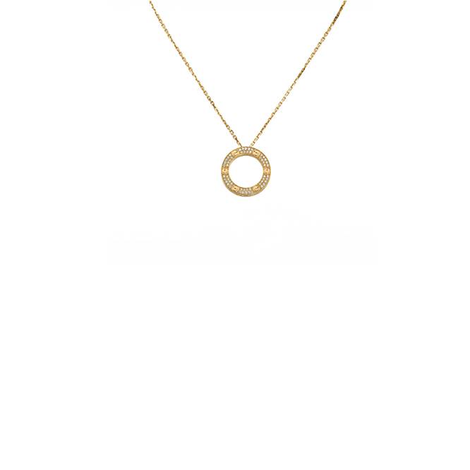 ca*t*er love necklace, Di*m*nd-paved b7058400