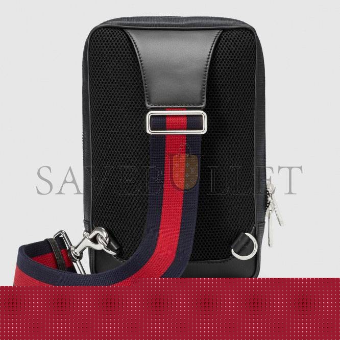 G*u*i gg black belt bag 478325  (27*17*8.5cm)