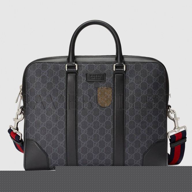 G*u*i gg black briefcase 474135  (36*28*7cm)