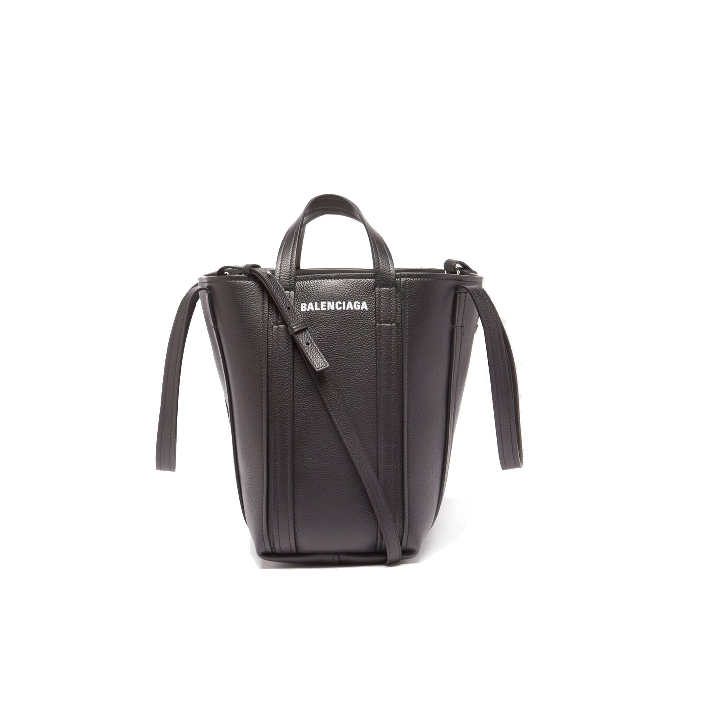 Ba*len*cia*ga black everyday logo-print leather tote bag matchesfashion us (22.5*14.5*10cm)