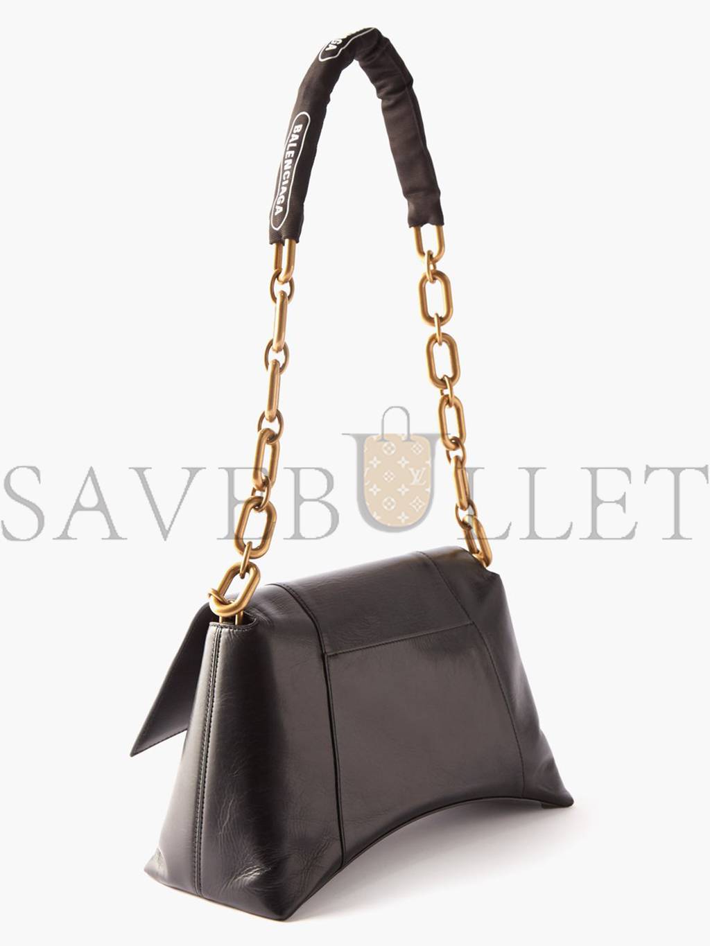 Ba*len*cia*ga black downtown m chain-handle leather shoulder bag matchesfashion us (33*20.3*14.5cm)