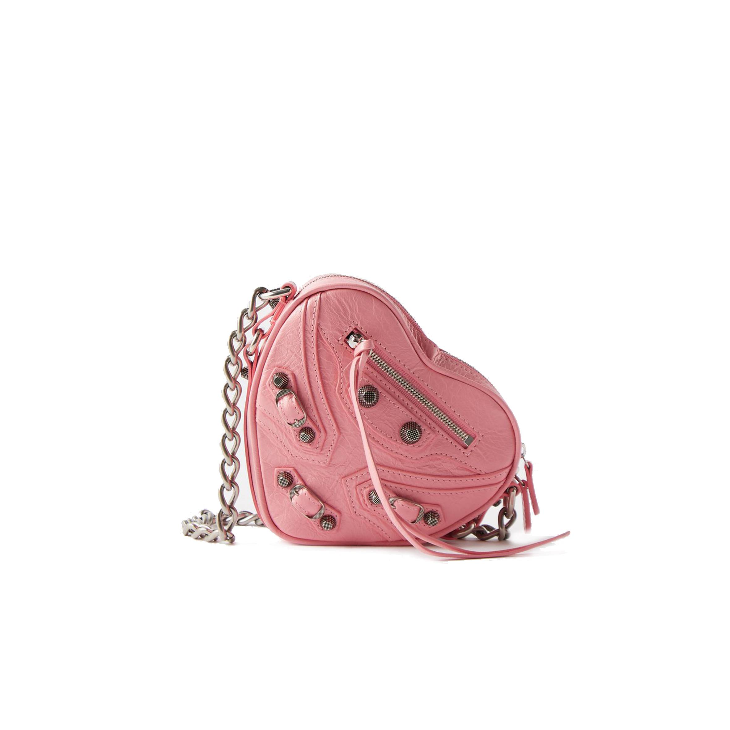 Ba*len*cia*ga pink le cagole mini leather cross-body bag matchesfashion us (15.2*13.9*5cm)