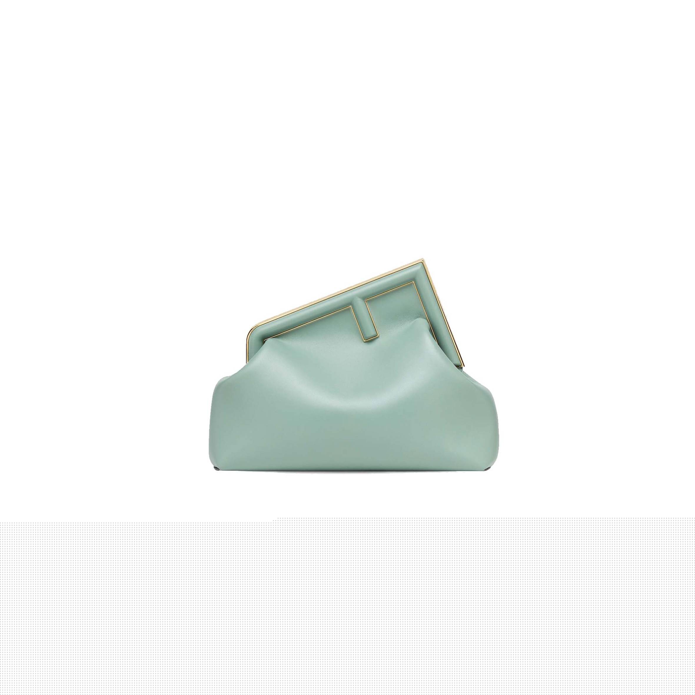F**di first medium - mint green leather bag 8bp127abvef03hw (32.5*23.5*15cm)
