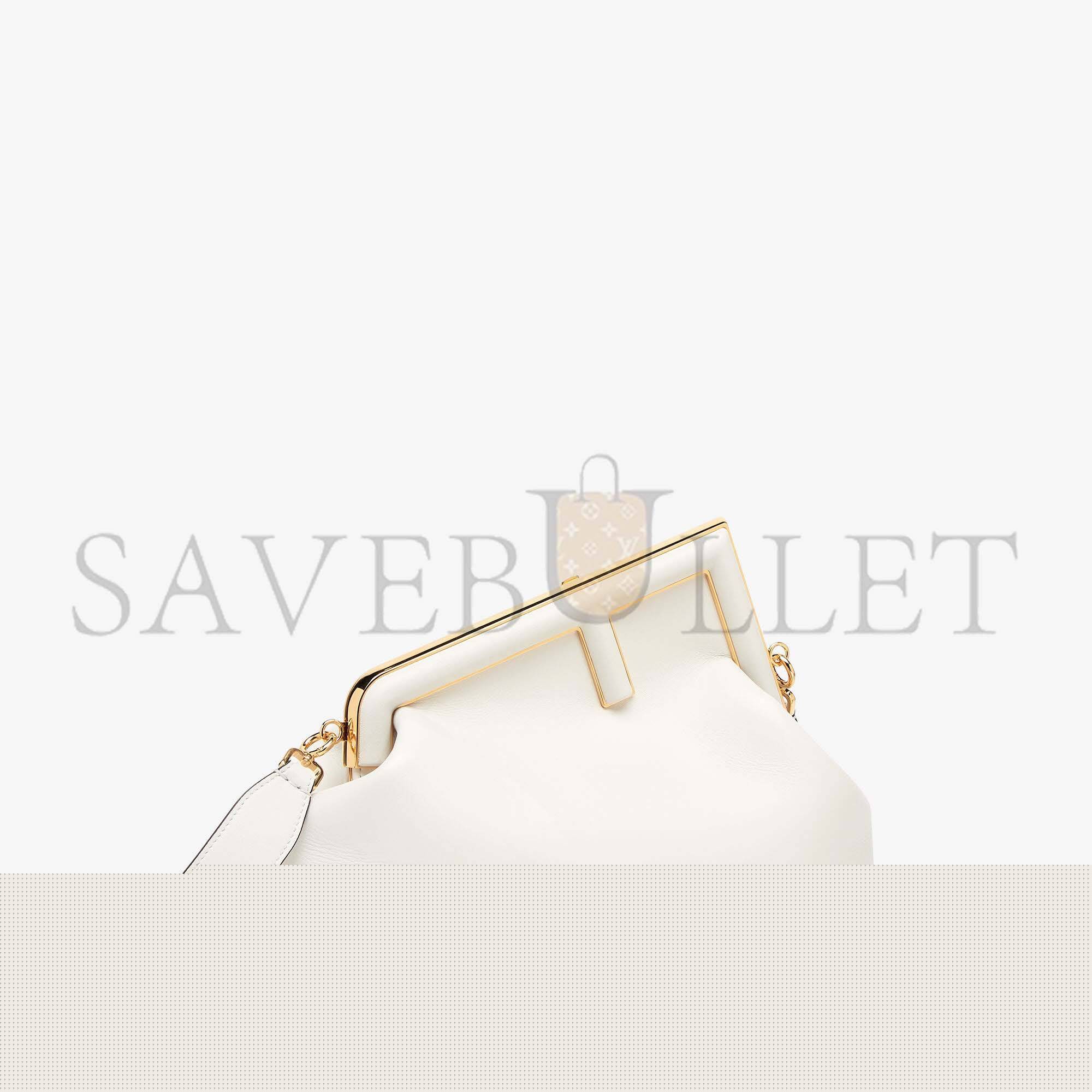 F**di first medium - white leather bag8bp127abvef0qvl (32.5*23.5*15cm)