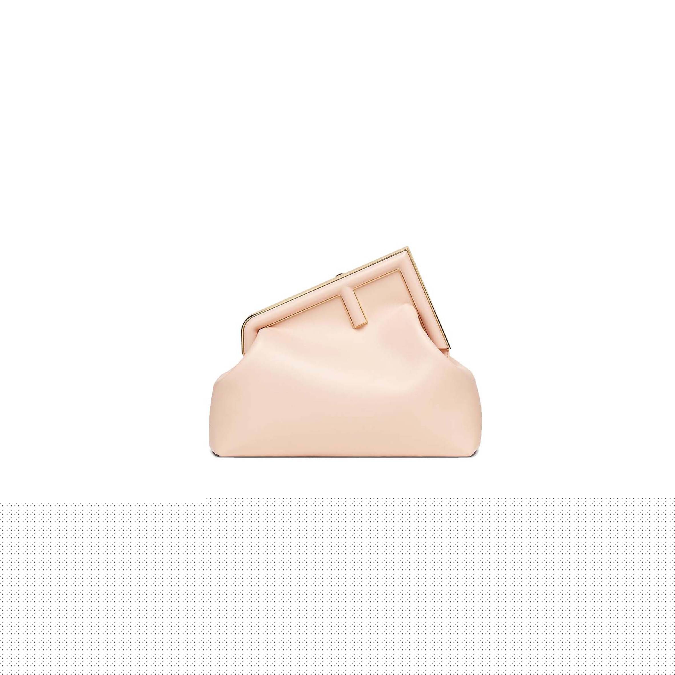 F**di first medium - pale pink leather bag 8bp127abvef14n1 (32.5*23.5*15cm)