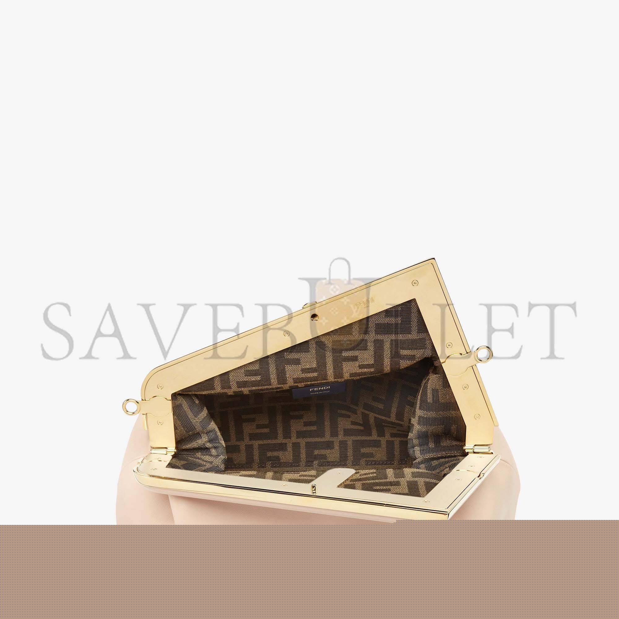 F**di first medium - pale pink leather bag 8bp127abvef14n1 (32.5*23.5*15cm)