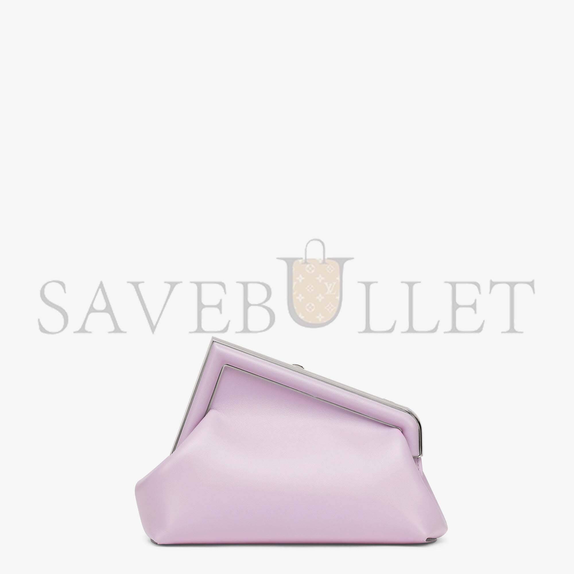 F**di first small - lilac leather bag 8bp129abvef1hos (26*18*9.5cm)