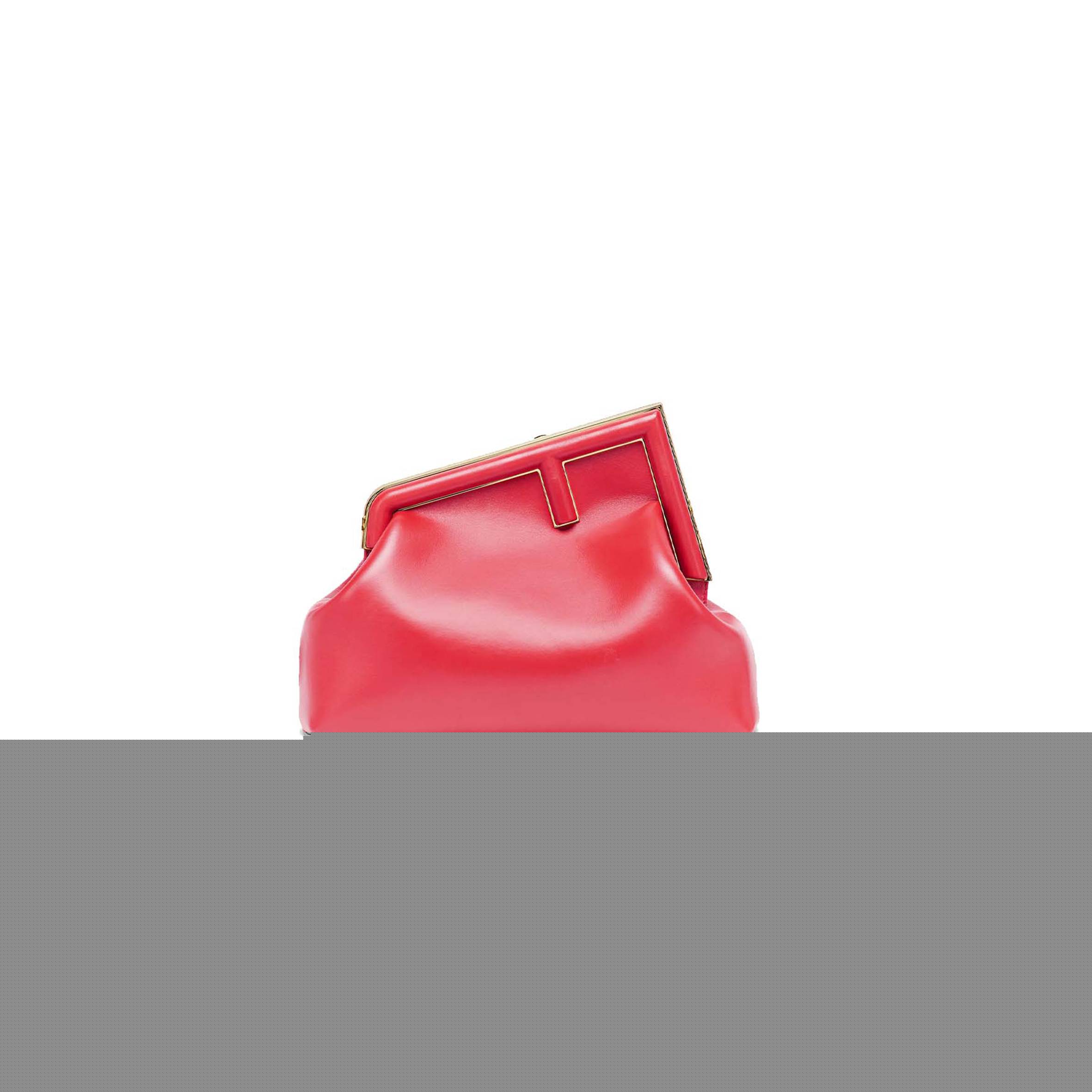 F**di first medium - fuchsia leather bag 8bp127abvef1hb7 (32.5*23.5*15cm)