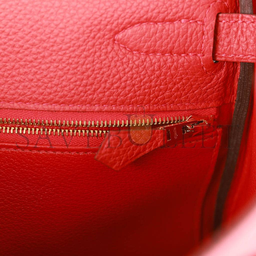 H**mes kelly retourne 35 geranium togo gold hardware(35*24*12cm)