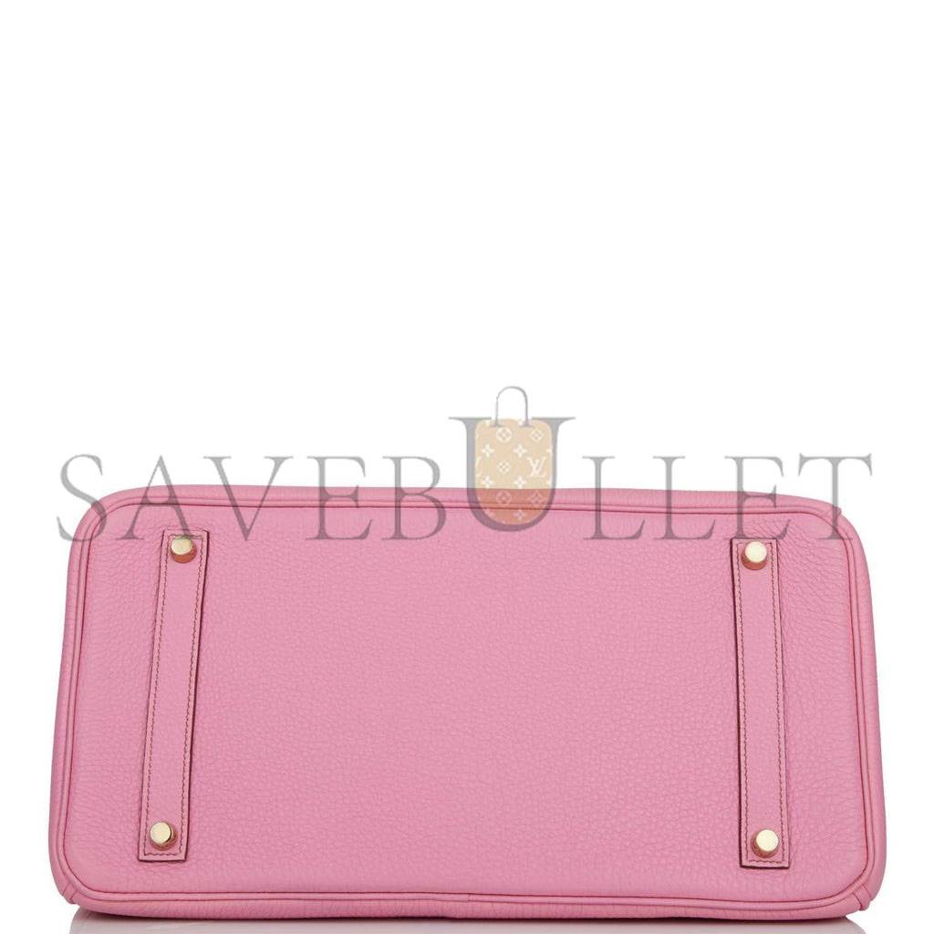 H**mes birkin 35 bubblegum togo gold hardware (35cm)