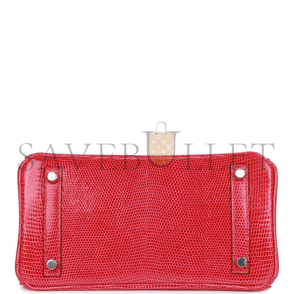 H**mes birkin 25 rose extreme lizard palladium hardware (25*19*12cm)