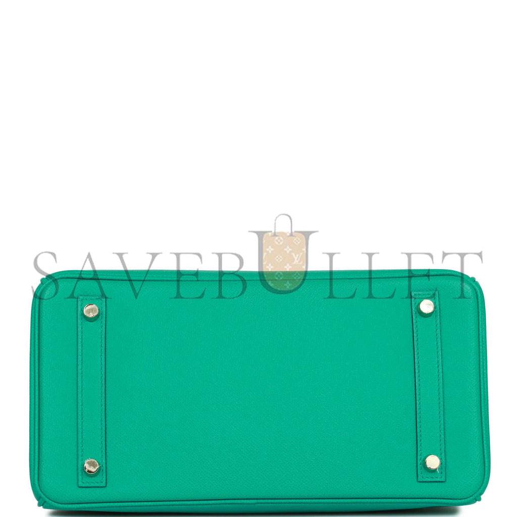 H**mes birkin 30 vert jade epsom gold hardware (30cm)