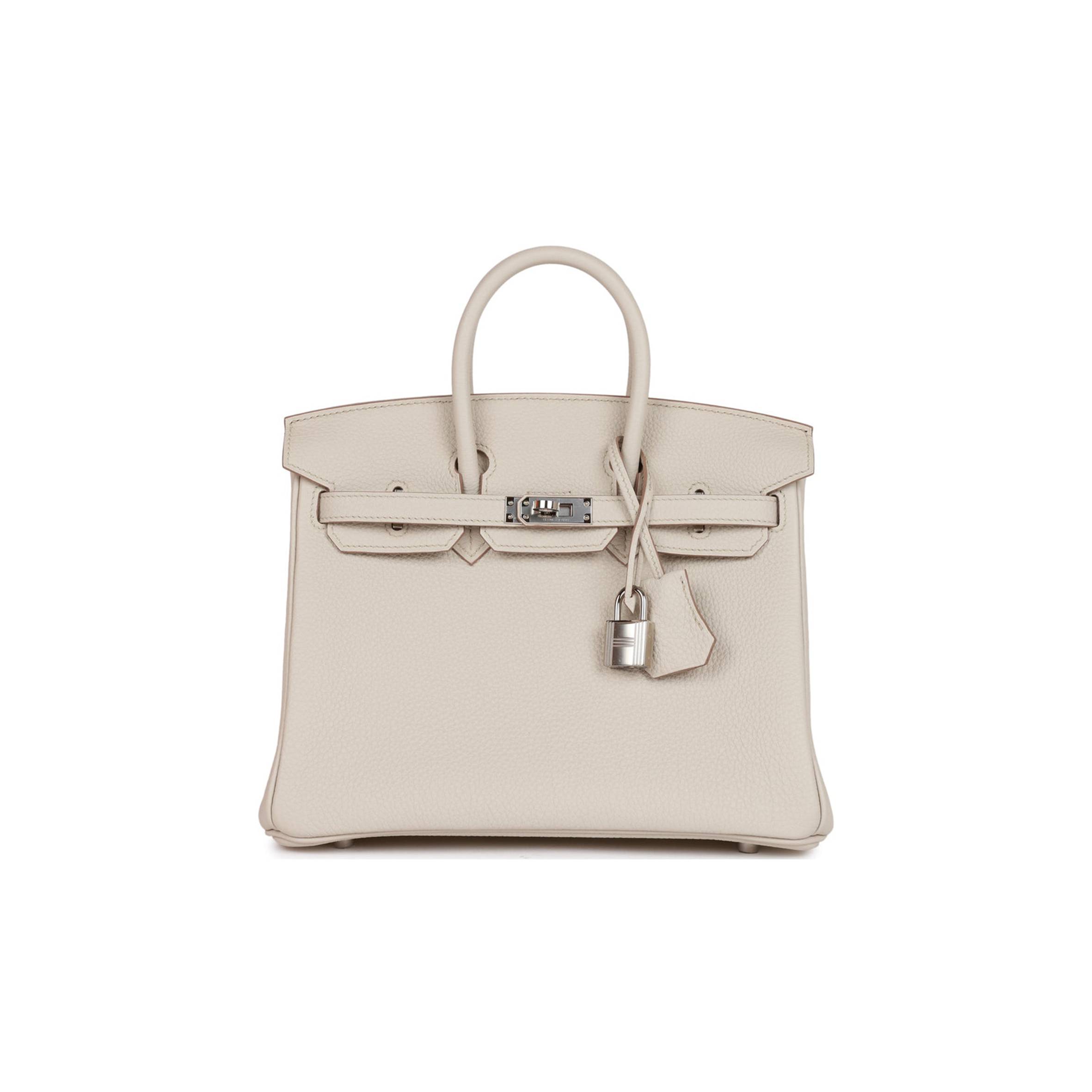 H**mes birkin 25 beton togo palladium hardware handmade (25*19*12cm)