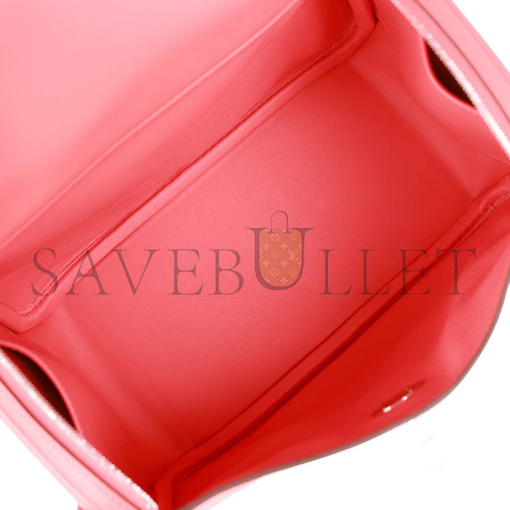 H**mes lindy 26 rose texas evercolor palladium hardware(26*18*12cm)